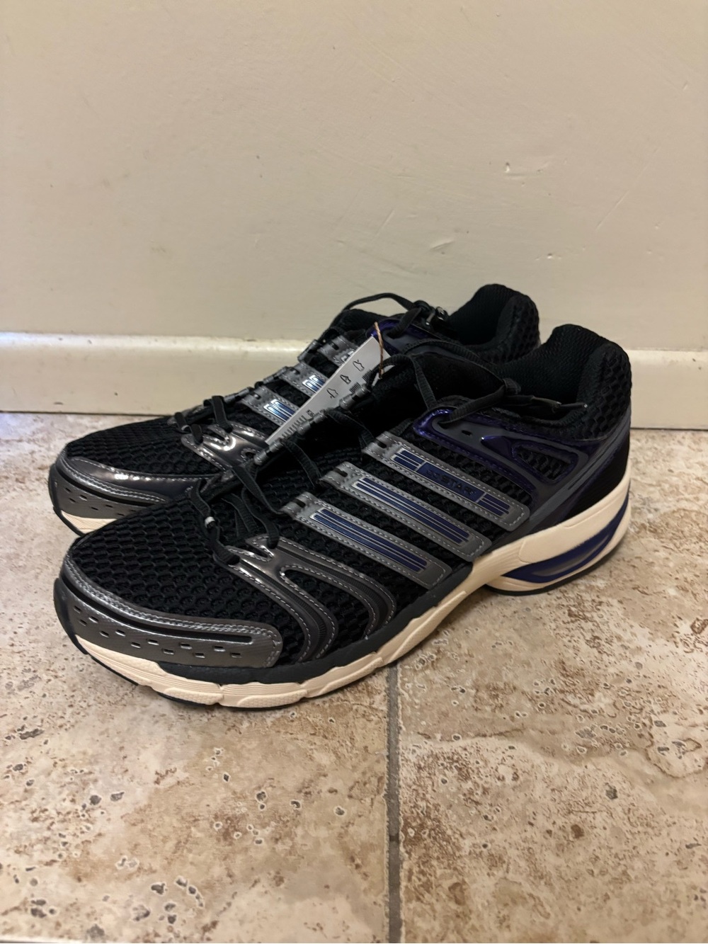 Adidas Adistar Control 5 Sneakers Men's KI6680 Black Purple Size 14
